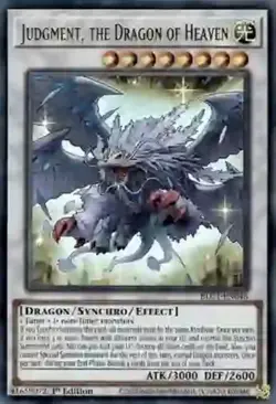 Yugioh! LP Judgment, the Dragon of Heaven - BLC1-EN046 - Ultra Rare - 1st Editio - Image 1