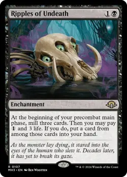 MTG Ripples of Undeath - Modern Horizons 3 (MH3) NM Rare #107 - Image 1