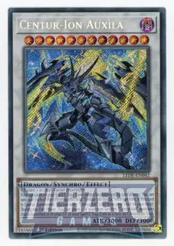 Yugioh LEDE-EN042 Centur-Ion Auxila Secret Rare 1st Edition NM/LP - Image 1