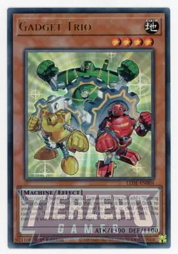 Yugioh LEDE-EN004 Gadget Trio Ultra Rare 1st Edition NM/LP - Image 2