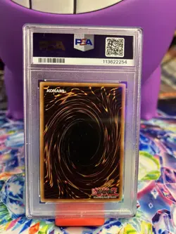 2021 YU-GI-OH! 1ST ED. URIA, LORD OF SEARING FLAME TIN OF ANCIENT BATTLES PSA 10 - Image 2