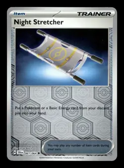 Night Stretcher (Reverse Holo) - 061/064 - Shrouded Fable - Pokemon - English - Image 1