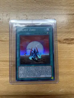 Yu-Gi-Oh TCG Galaxy Zero ZTIN-EN018 1st Edition Super Rare Card NM Condition - Image 1