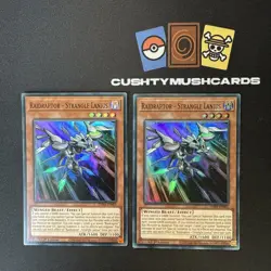 YUGIOH RAIDRAPTOR STRANGLE LANIUS SUPER RARE PHRA-EN005 1ST EDITION X2 - Image 1