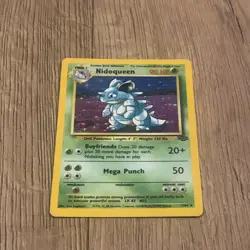 PokÃ©mon tcg Nidoqueen Holo rare Card 7/64 Jungle Set LP/NM - Image 3