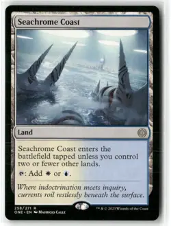 Seachrome Coast Phyrexia: All Will Be One Regular MTG Magic NM - Image 1