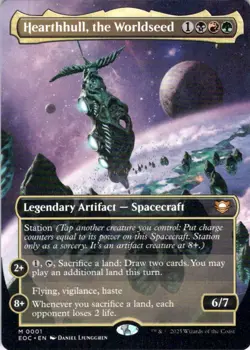 MTG Hearthhull, the Worldseed (Borderless) (1) | NM | Cmd: Edge Of Eternities - Image 1