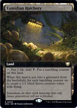 MTG Eumidian Hatchery (Extended Art) (40) | NM | Cmd: Edge of Eternities IN HAND - Image 1