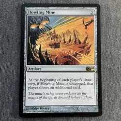 MTG Howling Mine Magic Core Set 2010 M10 Magic the Gathering MP 212/249  - Image 1