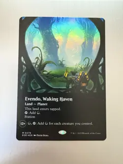 Evendo, Waking Haven - 279 - MTG: Edge of Eternities -Borderless Viewport - FOIL - Image 1