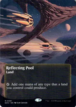 MTG Reflecting Pool (Borderless) (81) | NM | Edge of Eternities (EOS) IN HAND - Image 1
