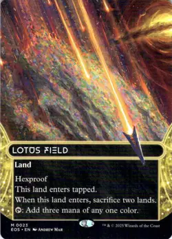 MTG Lotus Field (0023) (Borderless) (23) | NM | Edge of Eternities (EOS) IN HAND - Image 1