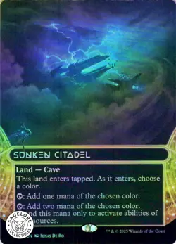 MTG Sunken Citadel (Borderless) (41) | NM Foil | Edge of Eternities IN HAND - Image 1
