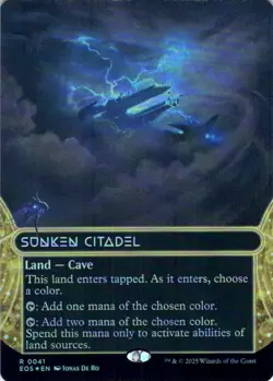 MTG Sunken Citadel (Borderless) (41) | NM Foil | Edge of Eternities IN HAND - Image 2