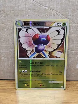 Butterfree 16/123 HeartGold SoulSilver Reverse Holo Rare Pokemon Card TCG - Image 1