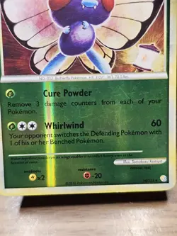 Butterfree 16/123 HeartGold SoulSilver Reverse Holo Rare Pokemon Card TCG - Image 11