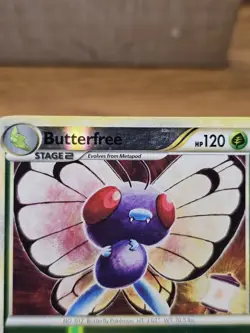 Butterfree 16/123 HeartGold SoulSilver Reverse Holo Rare Pokemon Card TCG - Image 12