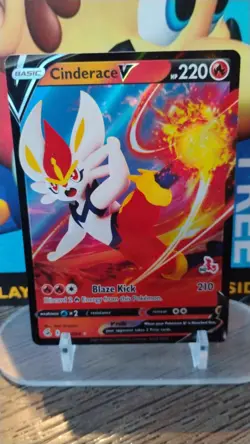 CINDERACE Fusion Strike POKEMON Full-Art Holo Stamped 2021 Trading Card 043/264 - Image 1