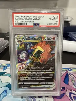 [PSA 10] Charizard VSTAR 212/172 Universe S12a SAR Art Rare Japanese POKEMON - Image 1