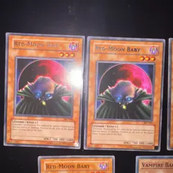 Yugioh Red-Moon Baby PSV-090 Pharaoh's Servant 1st Edition Plus Vampire Baby  - Image 2