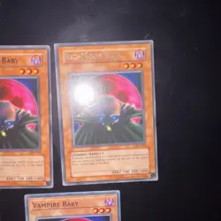 Yugioh Red-Moon Baby PSV-090 Pharaoh's Servant 1st Edition Plus Vampire Baby  - Image 3