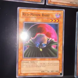 Yugioh Red-Moon Baby PSV-090 Pharaoh's Servant 1st Edition Plus Vampire Baby  - Image 4