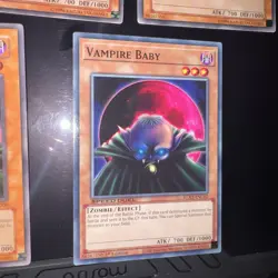Yugioh Red-Moon Baby PSV-090 Pharaoh's Servant 1st Edition Plus Vampire Baby  - Image 5