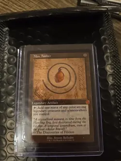 MTG Mox Amber The Brothers' War: Retro Frame Artifacts Regular - Image 3