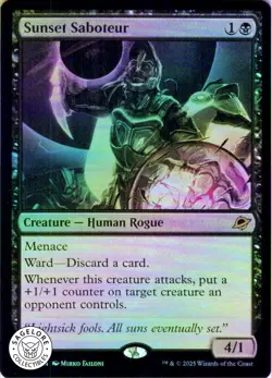 MTG Sunset Saboteur (116) | NM Foil | Edge of Eternities (EOE) IN HAND - Image 1