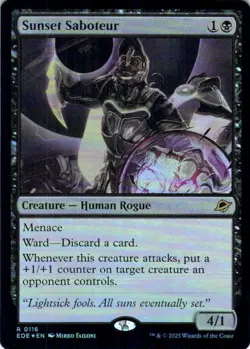 MTG Sunset Saboteur (116) | NM Foil | Edge of Eternities (EOE) IN HAND - Image 2