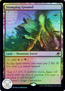 MTG Stomping Ground (258) | NM Foil | Edge of Eternities (EOE) IN HAND - Image 1