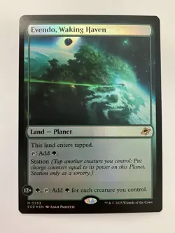 MTG Evendo, Waking Haven (253) | NM Foil | Edge of Eternities (EOE) IN HAND - Image 1