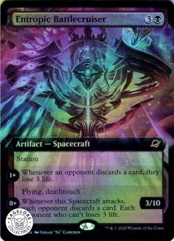 MTG Entropic Battlecruiser (Ext) (332) | NM Foil | Edge of Eternities IN HAND - Image 1