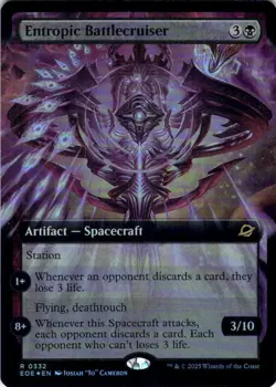 MTG Entropic Battlecruiser (Ext) (332) | NM Foil | Edge of Eternities IN HAND - Image 2