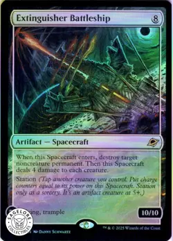 MTG Extinguisher Battleship (242) | NM Foil | Edge of Eternities (EOE) IN HAND - Image 1