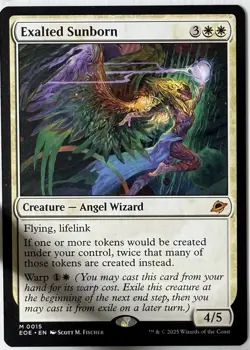 MTG Edge of Eternities M Exalted Sunborn M 0015 #0015 Magic The Gathering - Image 1