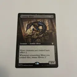 Lazotep Sliver (Extended Art) Commander Masters Regular - Image 1