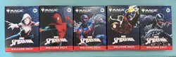 SDCC 2025 Exclusive Magic The Gathering x Spider-Man Welcome 5 Deck Set In Hand - Image 1