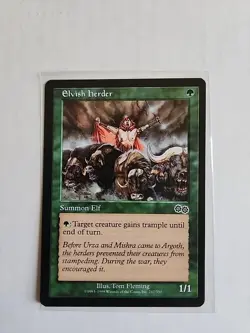 Elvish Herder - Urza's Saga - MTG Magic - Common - Green Creature - Image 1