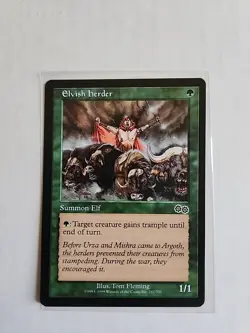 Elvish Herder - Urza's Saga - MTG Magic - Common - Green Creature - Image 2