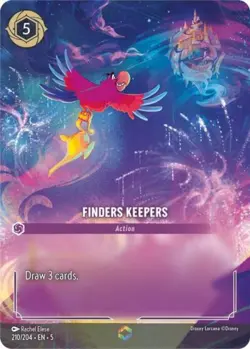 Lorcana Finders Keepers (Enchanted) NM Holofoil Shimmering Skies - Image 2
