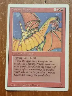 Shivan Dragon Revised Edition Regular - Image 4