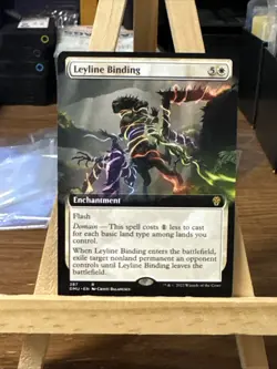 MTG *Leyline Binding Extended Art X1* (NM) Dominaria United Magic the Gathering - Image 1