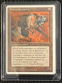 Magic MTG Italian Revised Clockwork Beast Artist Proof Near Mint Only 50 Exist! - Image 3