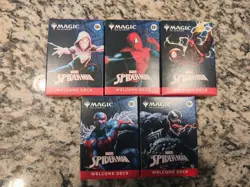 SDCC 2025 Magic The Gathering x Spider-Man Complete Welcome Deck Set (5) Sealed - Image 7