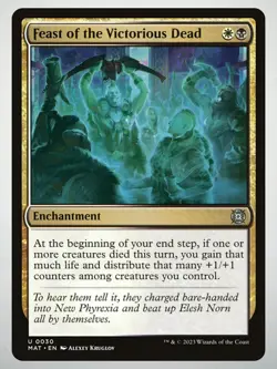 MTG Feast of the Victorious Dead (Regular) Near Mint - MotM: The Aftermath - Image 2