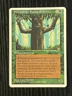 Magic MTG Italian Revised Ironroot Treefolk Artist Proof Near Mint Only 50 Exist - Image 4