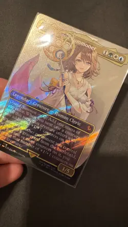 MTG - Yuna, Grand Summoner (Borderless) (Surge Foil) - Commander: FINAL FANTASY - Image 5