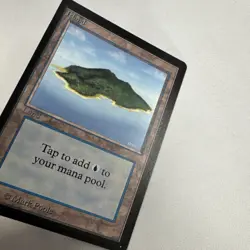 Magic the Gathering MTG Beta Island v.1 (BLUE) LP  (Beta Bob) - Image 12