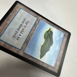 Magic the Gathering MTG Beta Island v.1 (BLUE) LP  (Beta Bob) - Image 4